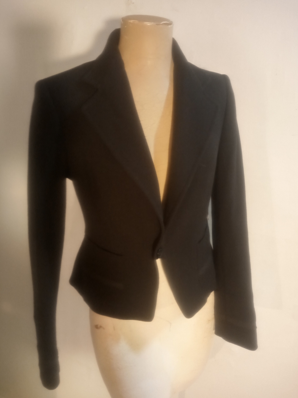 LOFT Black Single-Button Tailored Blazer